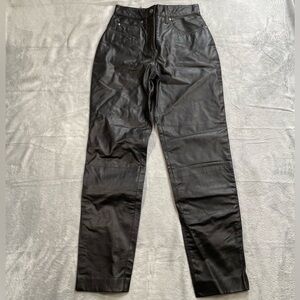 Harley-Davidson Motorcycles‎ Leather Riding Pants 4 Womens Black Genuine